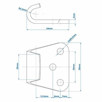 Gegenstuck zum Spannschloss SPP Z-11A