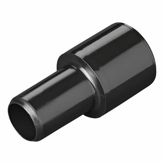 Abflussrohr ubergangsstuck  dia 28 mm auf  dia 19 mm PE schwarz