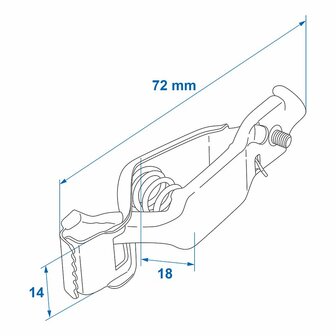 Batteriepolklemme 25A - Set a 2 Stuck