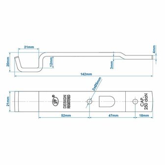 Gegenstuck zum Spannschloss SPP Z-05A