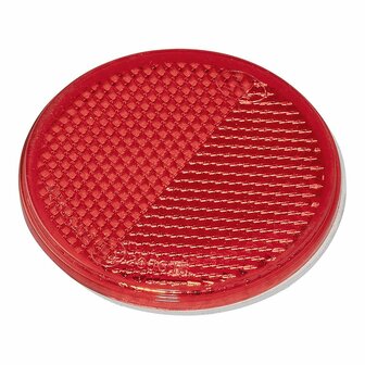 Reflektor rot 60mm selbstklebend 2 Stuck