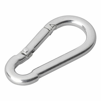 Metall Karabinerhaken 5x50mm 2 Stuck