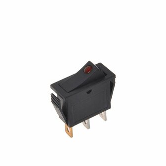 Wippschalter LED rot 12V 24V-max. 10A