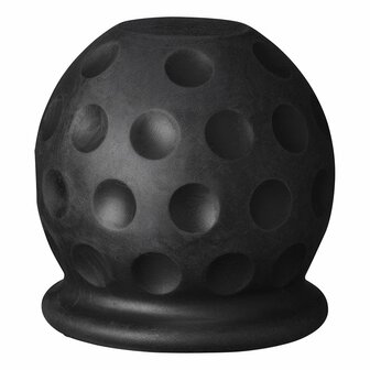 Anhangerkupplungskappe Golfball schwarz