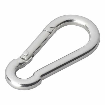 Karabinerhaken Metall 6x60mm 2 Stuck