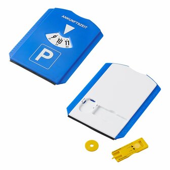 Parkscheibe Deutsch 5 in 1