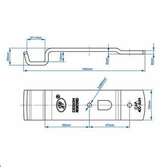 Gegenstuck zum Spannschloss SPP Z-02A