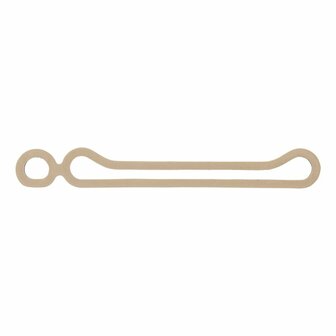 Faltbares Anhangerfenstergummi mit Doppelose - Set mit 10 Stuck