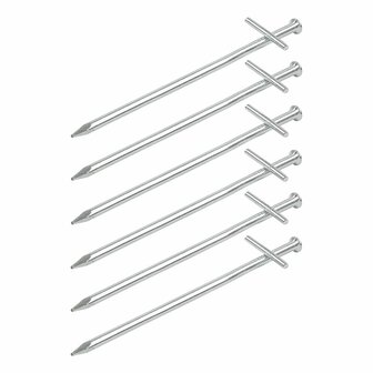 Felsnadel 17cm Metall mit angeschwei&szlig;tem Querstift 6 Stuck im Polybeutel
