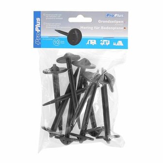 Kunststoff-Bodenplane-Hering - 10er-Set