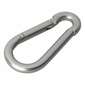 Edelstahl Karabinerhaken 8x80mm x10 Stuck