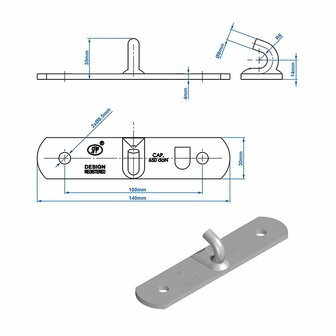 Gegenstuck zum Spannverschluss SPP Z-03