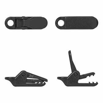 Zeltteppich- und Planenklammern - 10er-Set