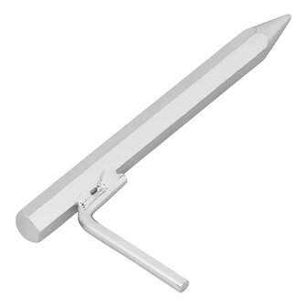 Erdnagel 20 cm Stahl verzinkt mit L-Haken