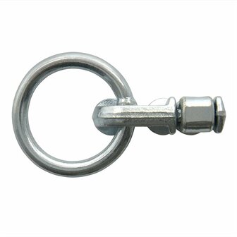 Einsteckbeschlag doppelt mit Ring rund