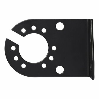 Metall-Steckdosenhalter abgewinkelt 8 x 5 cm