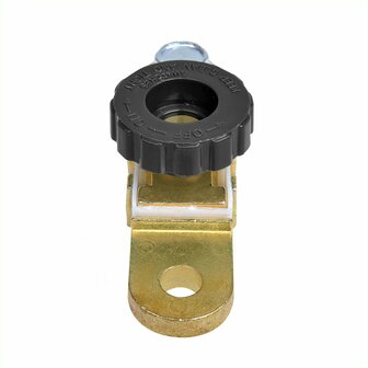 Batteriepolklemme (-) mit Sicherungsautomat flach
