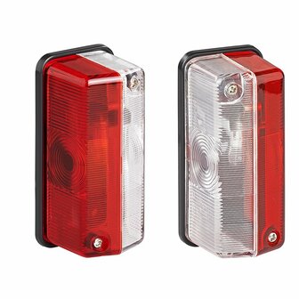 Breite Licht rot wei&szlig; 92x42mm