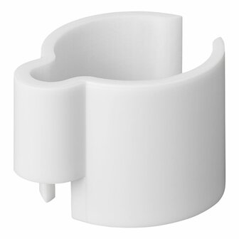 Kabelclip wei&szlig; 22-32mm - Set mit 8 Stuck