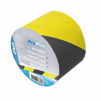Absperrband gelb schwarz