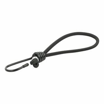 Zeltspanner elastisch schwarz mit Haken 4 Stuck