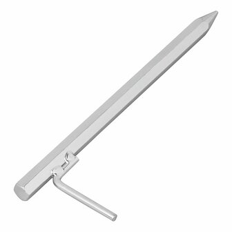 Erdnagel 30 cm Stahl verzinkt mit L-Haken