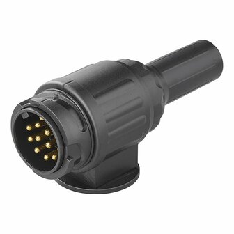 Stecker 13-polig PVC Typ Jaeger mit 2-Loch Tulle