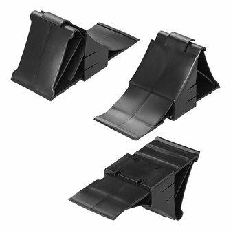 Unterlegkeil Kunststoff schwarz inkl. Halter