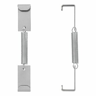 Kennzeichenhalter mit Feder - Set a 4 Stuck