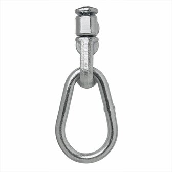 Ohrsteckerbeschlag doppelt mit Ring
