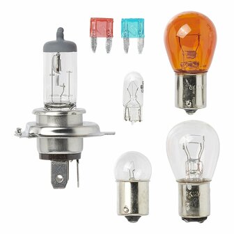 Ersatzlampensatz H4 7-teilig (21W orange)