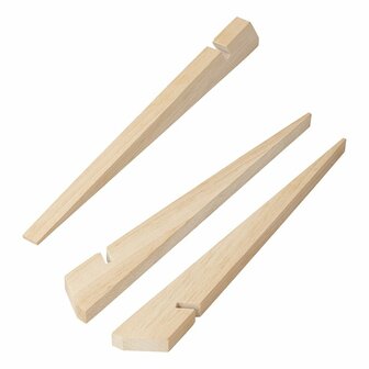 Zelthering 30cm Holz 4 Stuck im Polybeutel