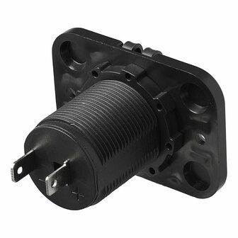 Zigarettenanzunder Unterputzsteckdose 12V 24V mit Verschlusskappe