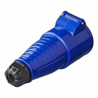 CEE Kontraststecker 16A Festgehause blau