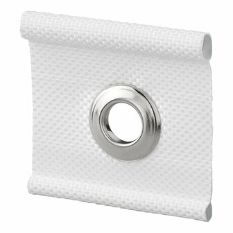 Aufhanger mit ose fur Zeltschiene 5 6mm und 7 8mm - Set a 6 Stuck