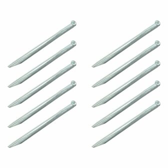 Zelthering 30cm Metall halbrund 10 Stuck im Polybeutel