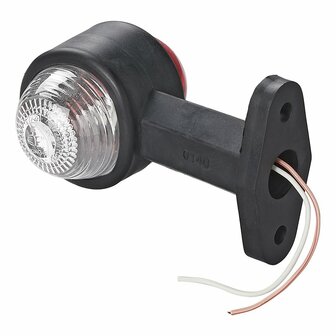 Breite Licht rot wei&szlig; 120mm gerade