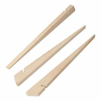 Zelthering 40cm Holz 4 Stuck im Polybeutel