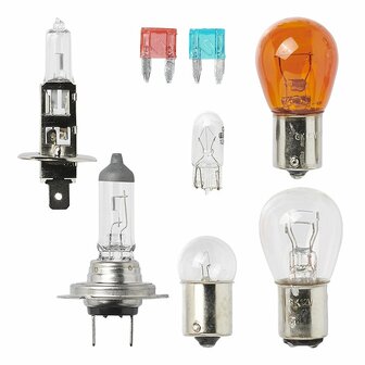 Ersatzlampenset H1+H7 8-teilig