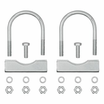U-Bugel rund 60 70mm fur Bugradklemme - Set a 2 Stuck