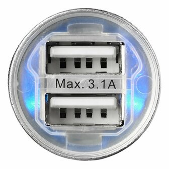 USB-Ladegerat 2-fach Typ A 12V 24V 3100mA