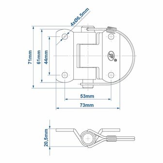 Scharnier SPP ZW-03.40
