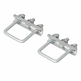 U-Bugel Vierkant 60mm fur Bugradklemme - Set a 2 Stuck