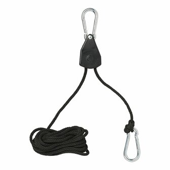 Flaschenzug mit Ratsche und Seil - 2er Set 68kg