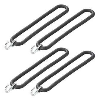 Spanngummi 200mm mit S-Haken 4 Stuck