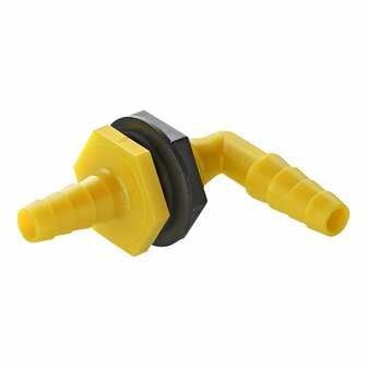 Wassertankdurchfuhrung rechtwinklig mit Tullen 10x12mm