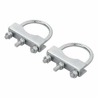 U-Bugel rund 60 70mm fur Bugradklemme - Set a 2 Stuck