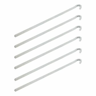 Felshering 30cm Metall Vierkant 6 Stuck im Polybeutel