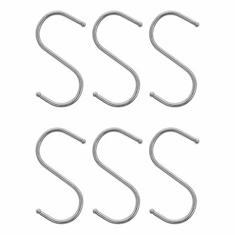 S-Haken dia 4mm 6 5x7 5cm 6 Stuck