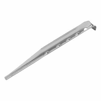 Zelthering 18 5cm Aluminium geriffelt 6 Stuck im Polybeutel